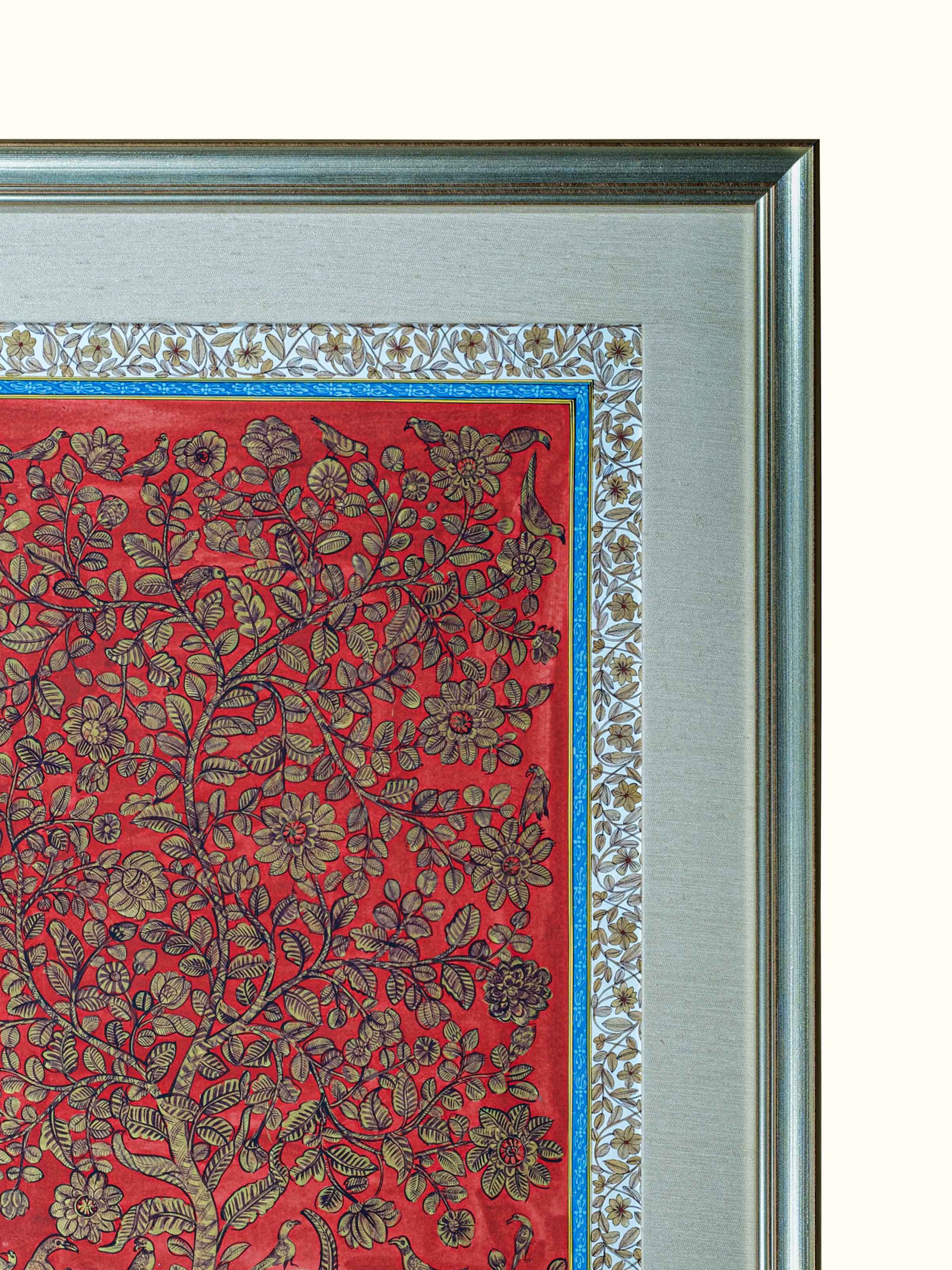 Tree with Birds Miniature Painting