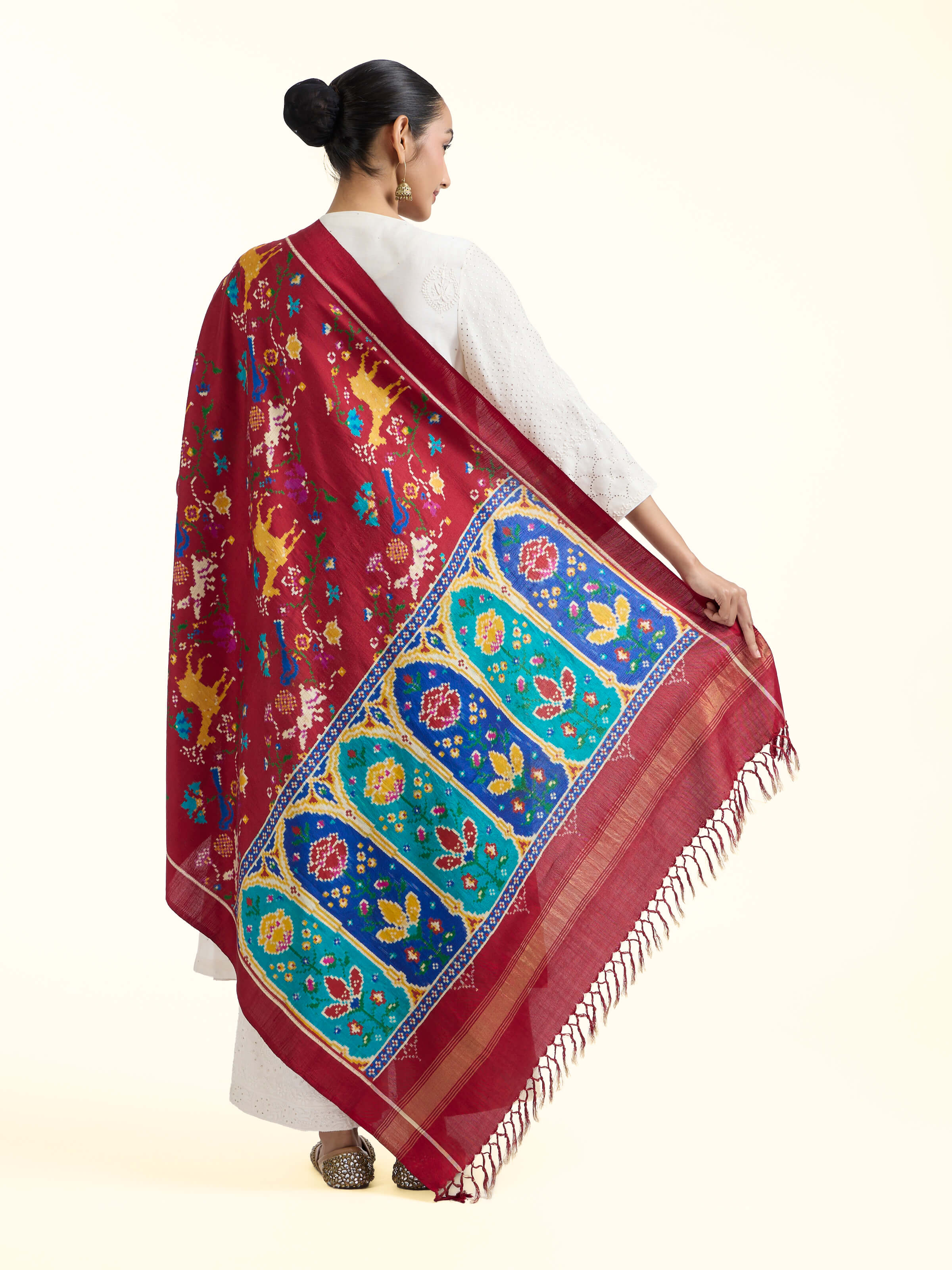 Patan Patola Handloom Silk Dupatta