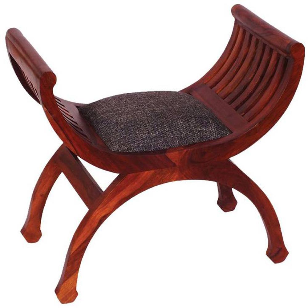 Zeile Solid Wood Bench in Honey Oak Finish - Woodenmood