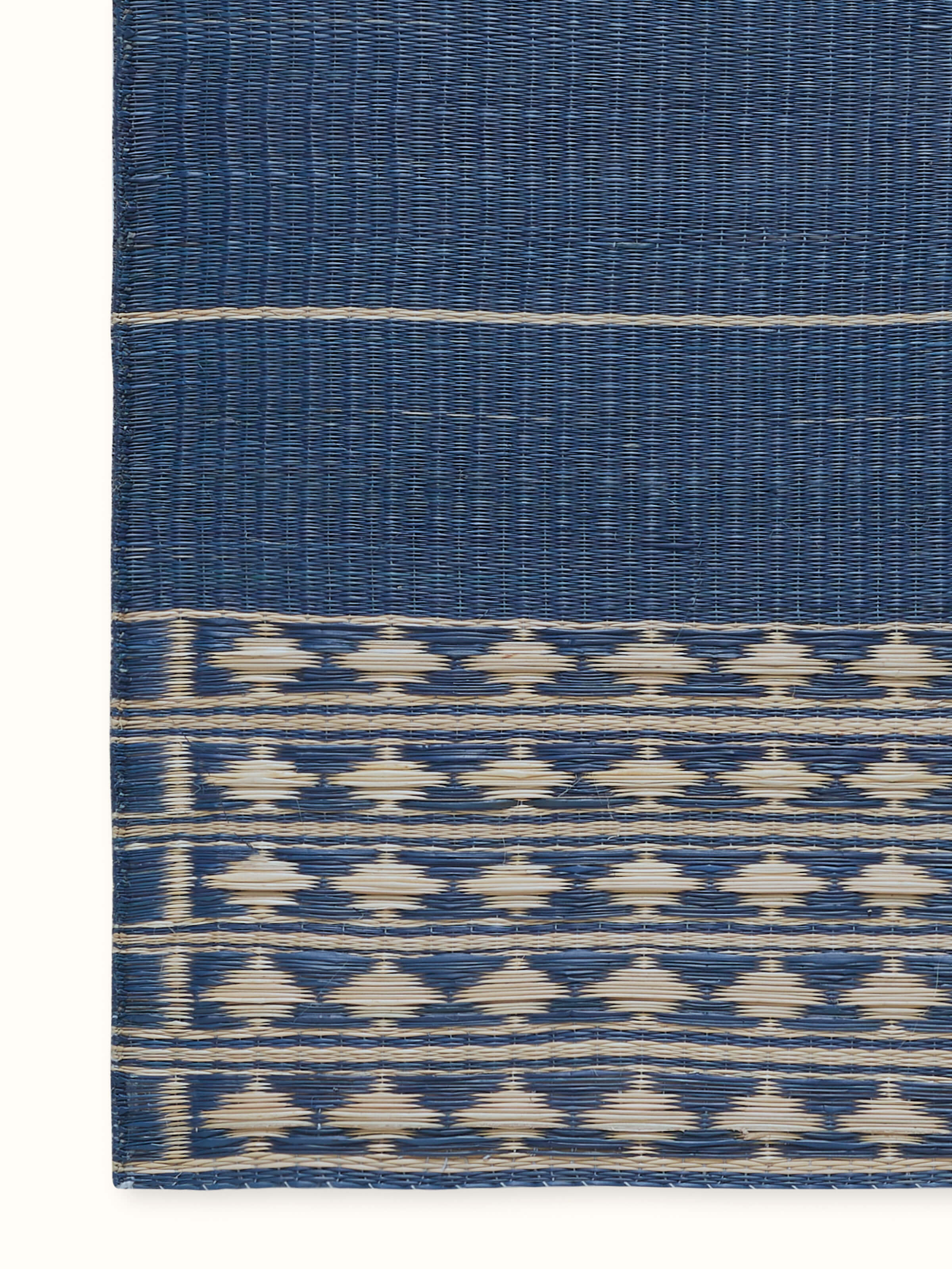 Close-up highlighting the texture and weave of the natural fibre