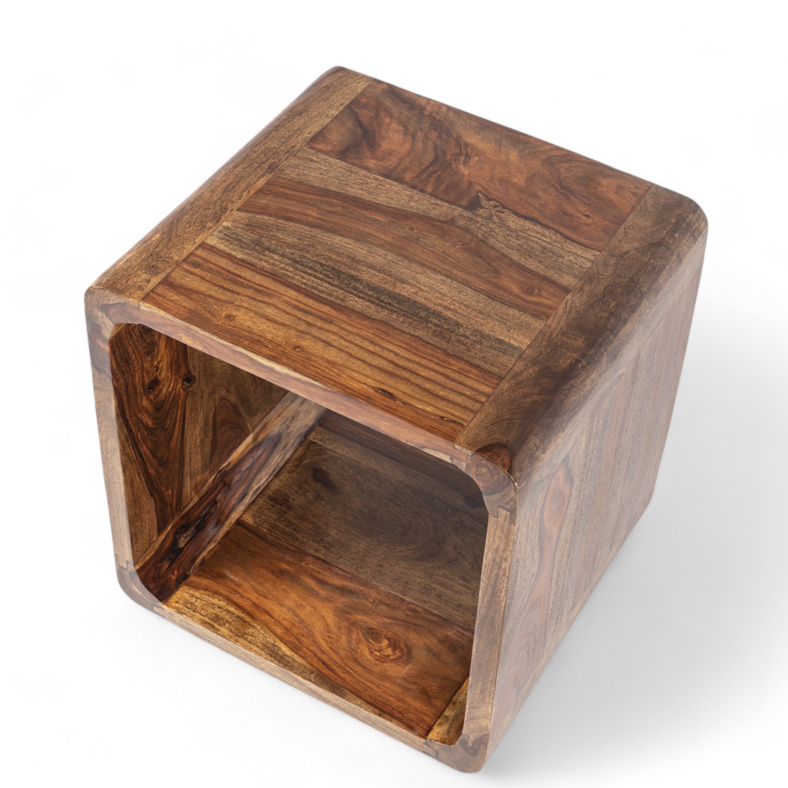 Berlin End Table - Teak Finish