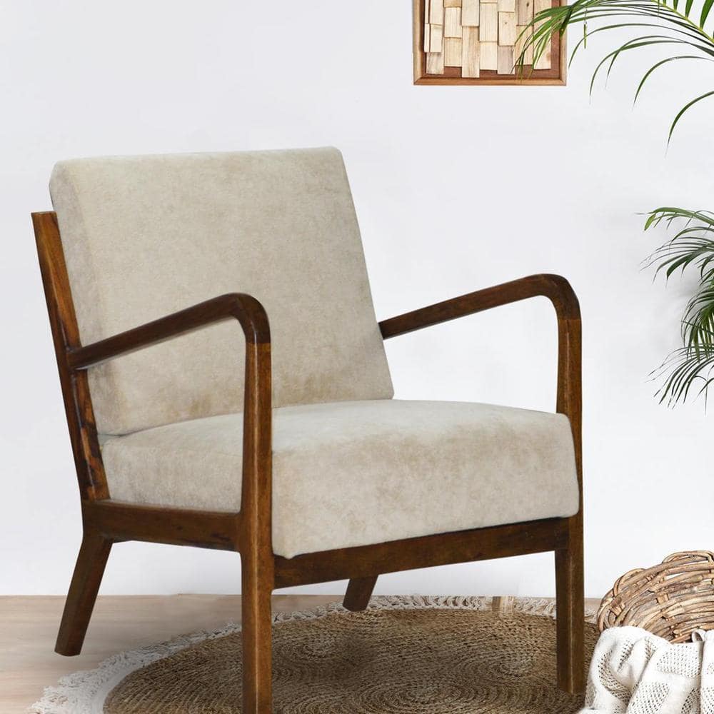 Solitude Accent Chair ( Blue Texture)