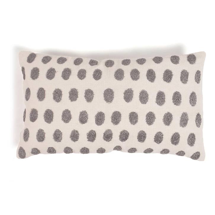 Aari Embroidered Cotton Lumbar Cushion Cover - Urban Ladder