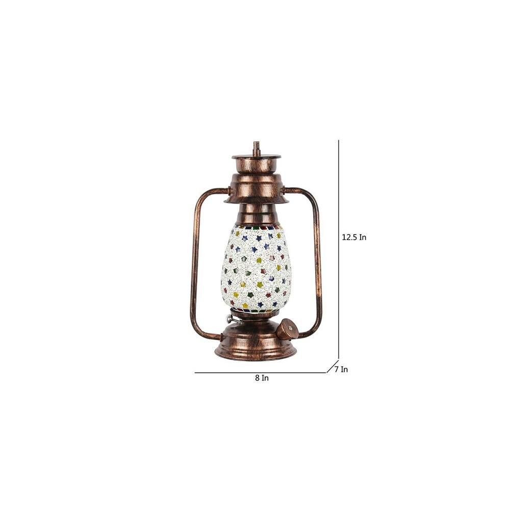 Isla Multicolor Metal Wall Mounted Lantern Lamp