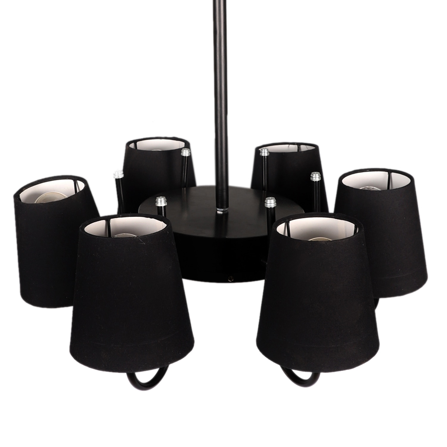 Devansh Steel Cotton Wall Mounted Lamp With Cotton Off White Shade