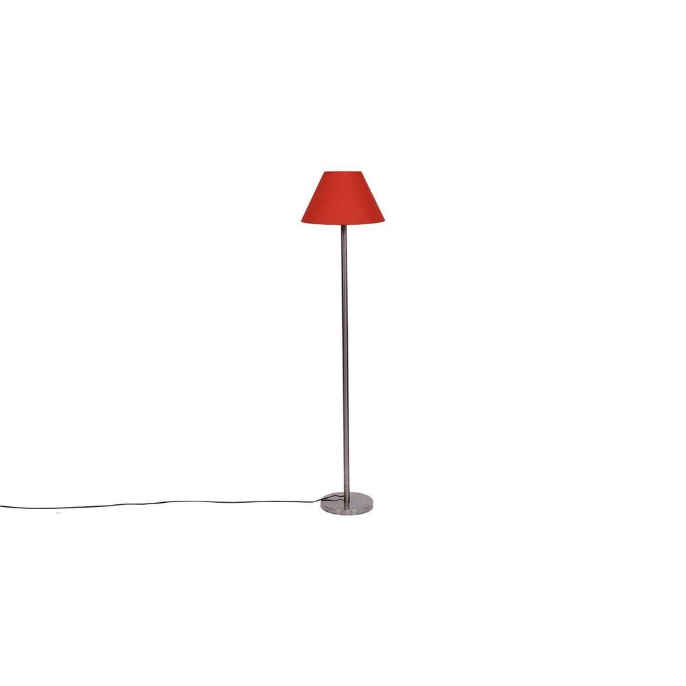 Deance Orange Cotton Shade Floor Lamp