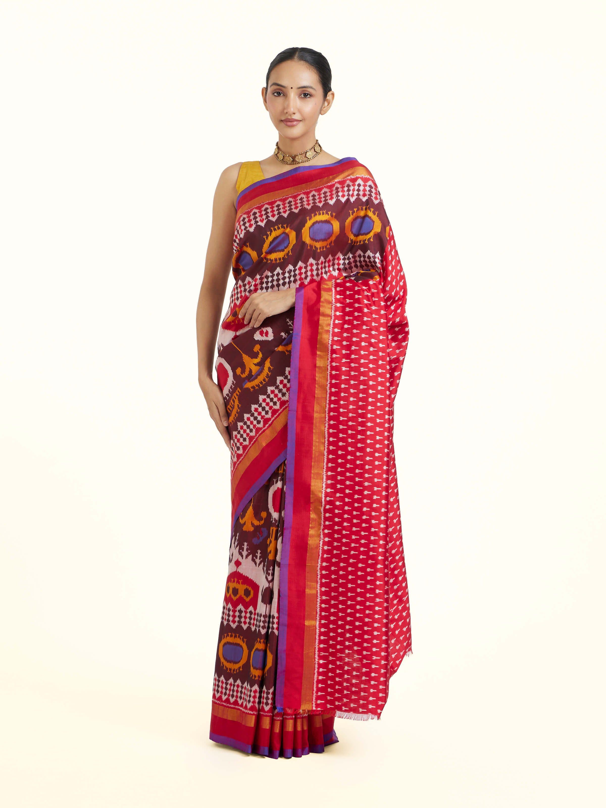 Pochampally Single Ikat Saree