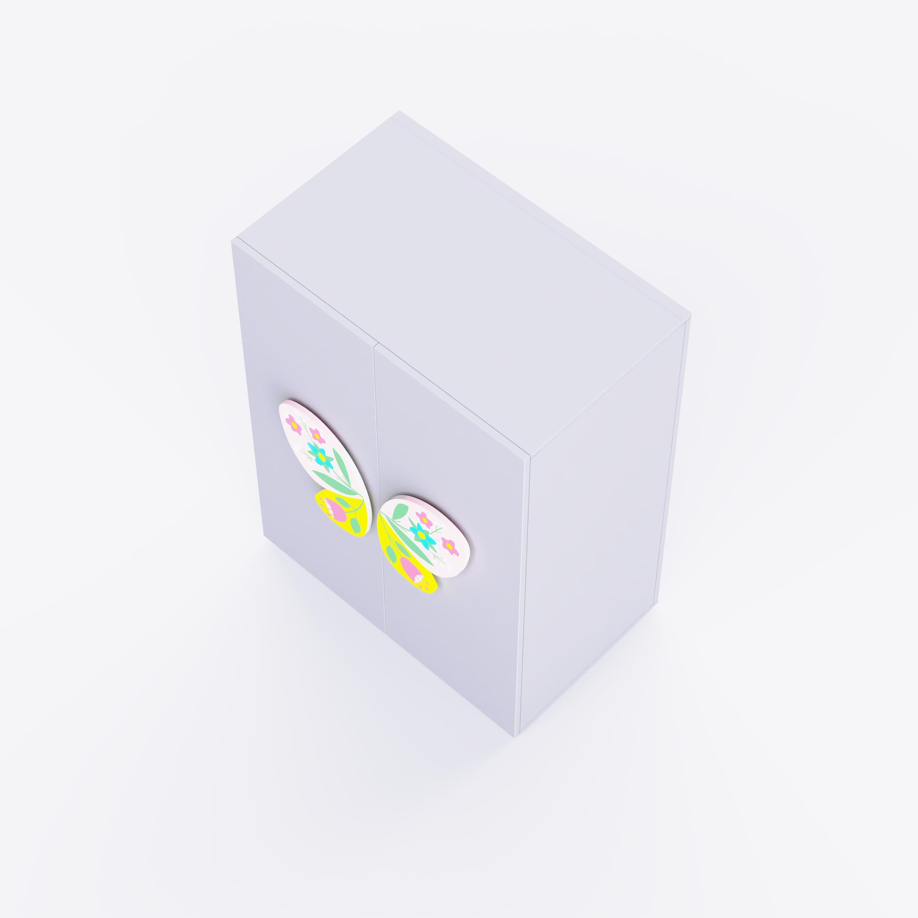 Fly Away Cabinet Storage In Light Grey Colour