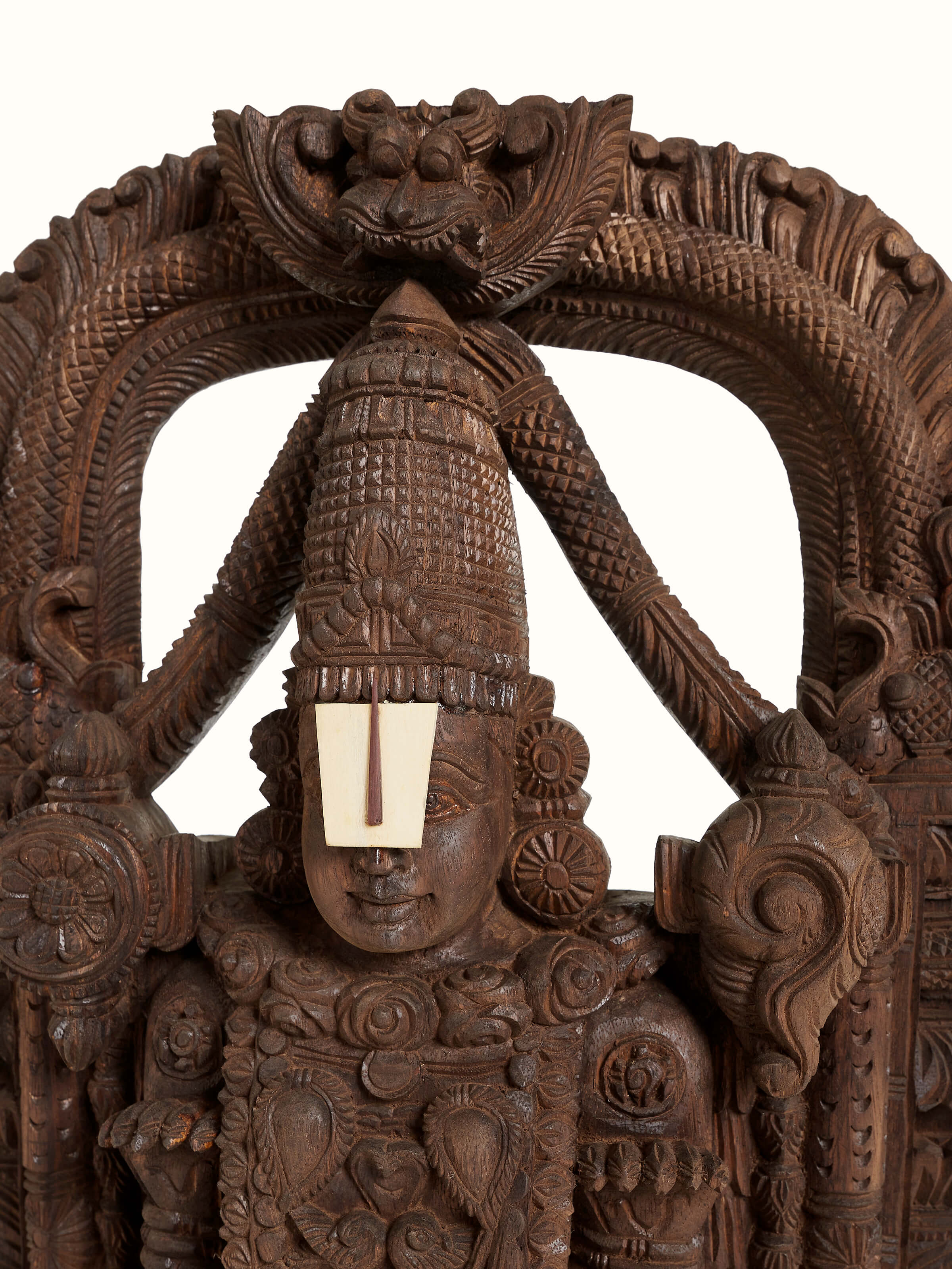 Wood Carved Balaji Idol