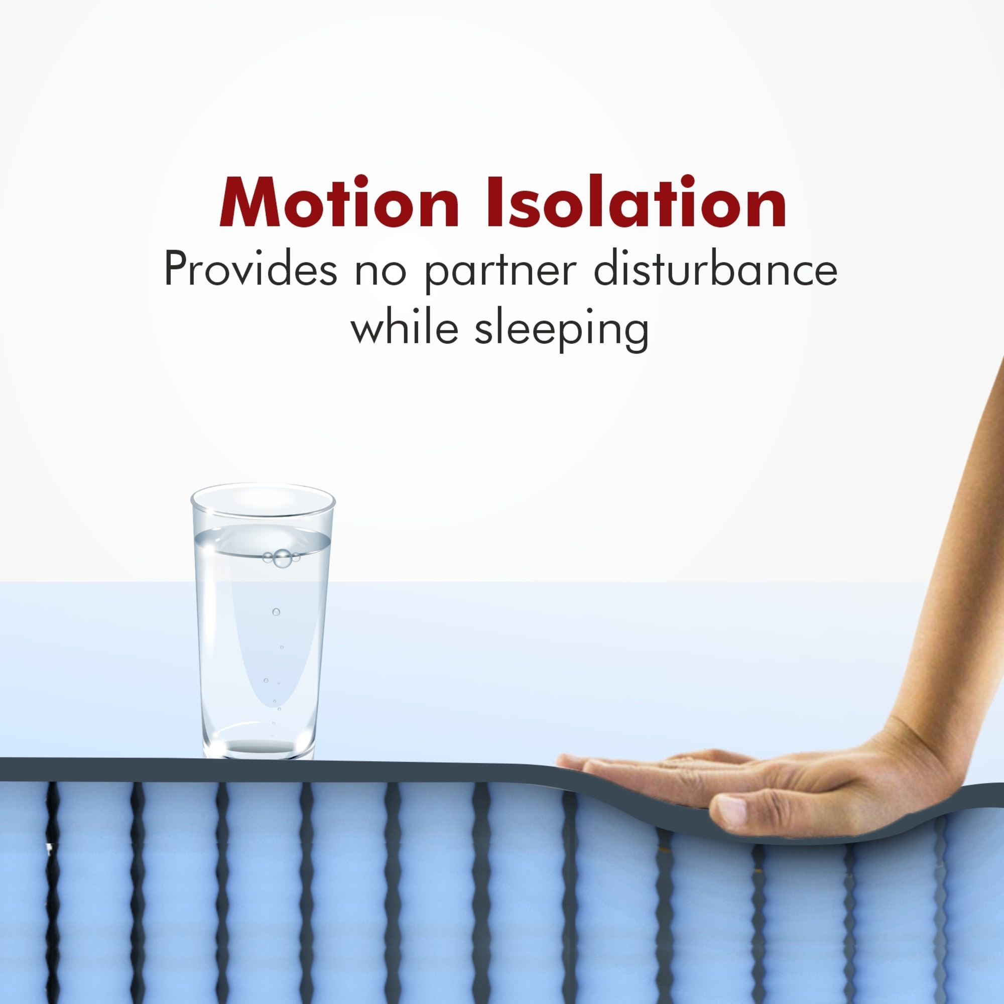 Rizewell Silky-Soft Fabric Pocket Spring Mattress