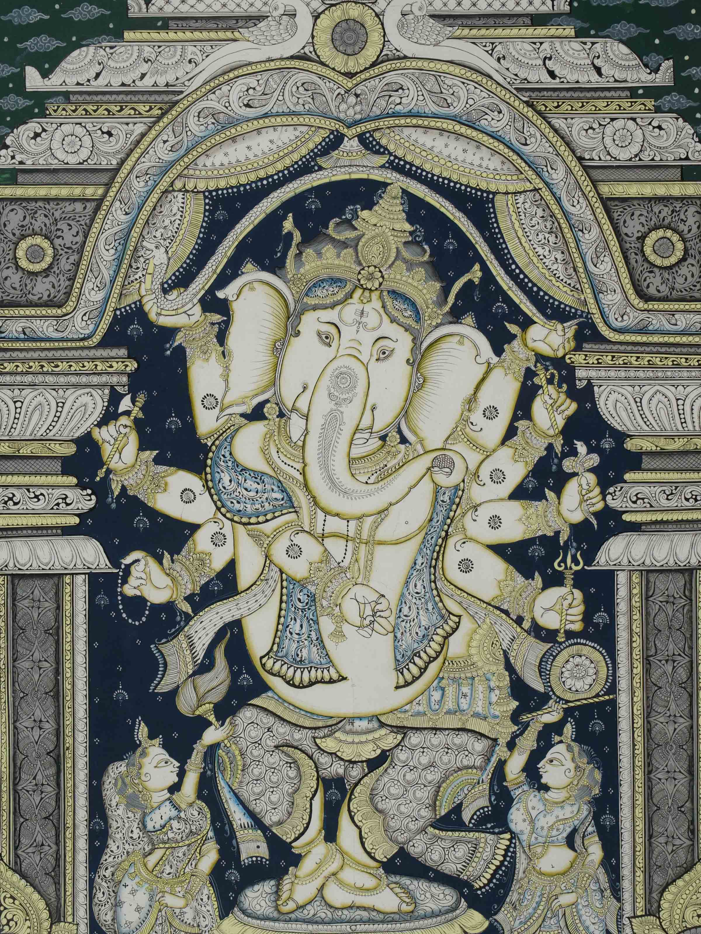 Ganesha Pattachitra Painting