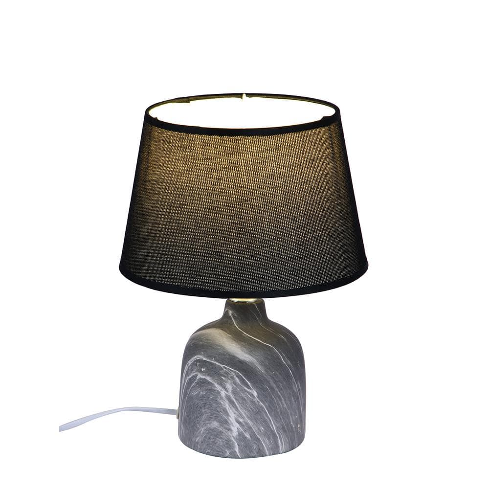 Luxury Black Grey Table Lamp Bold Contemporary