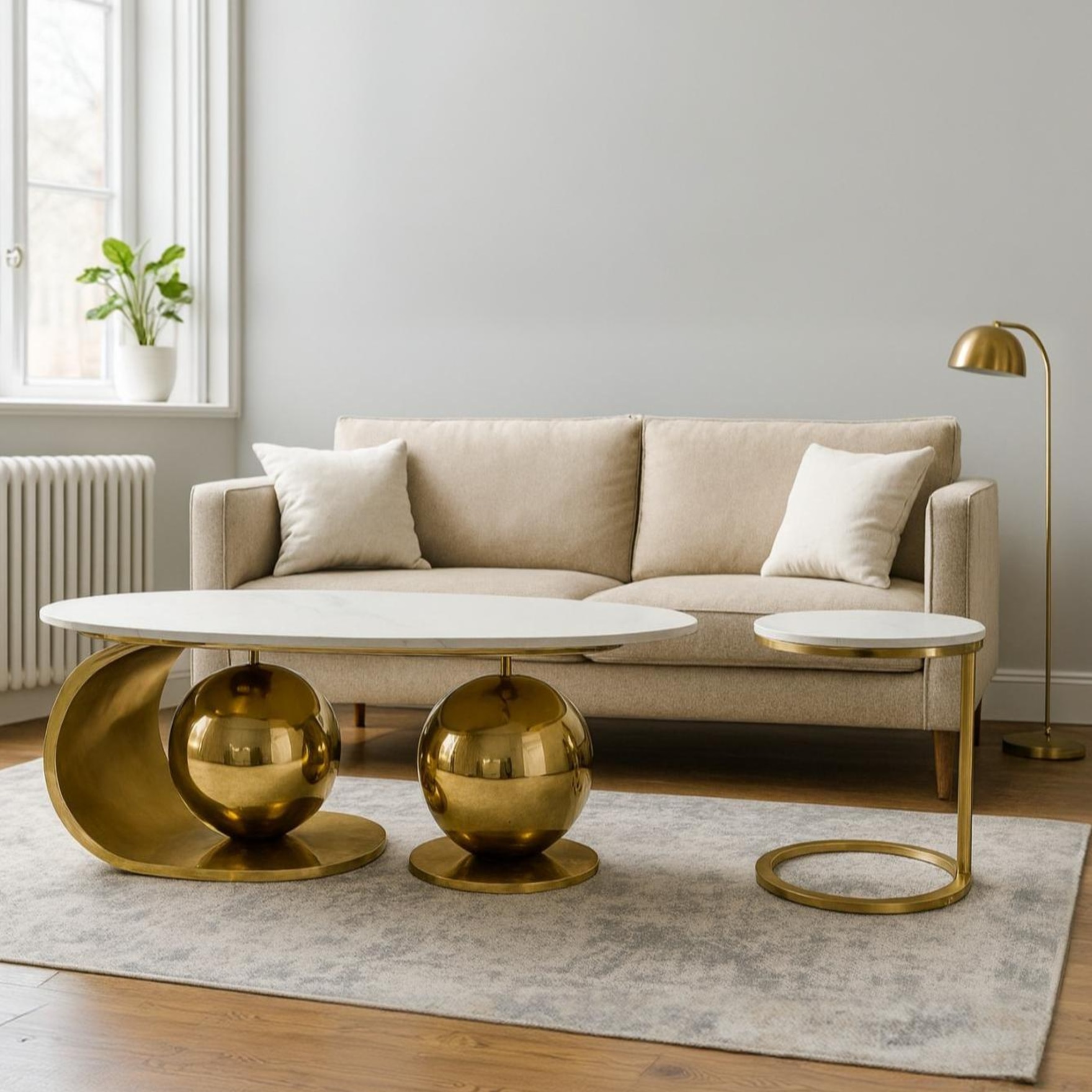 Curved Elegance Table