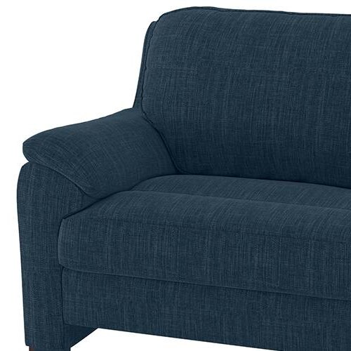 Farina Premium 1 Seater Fabric Sofa in Indigo Blue Colour