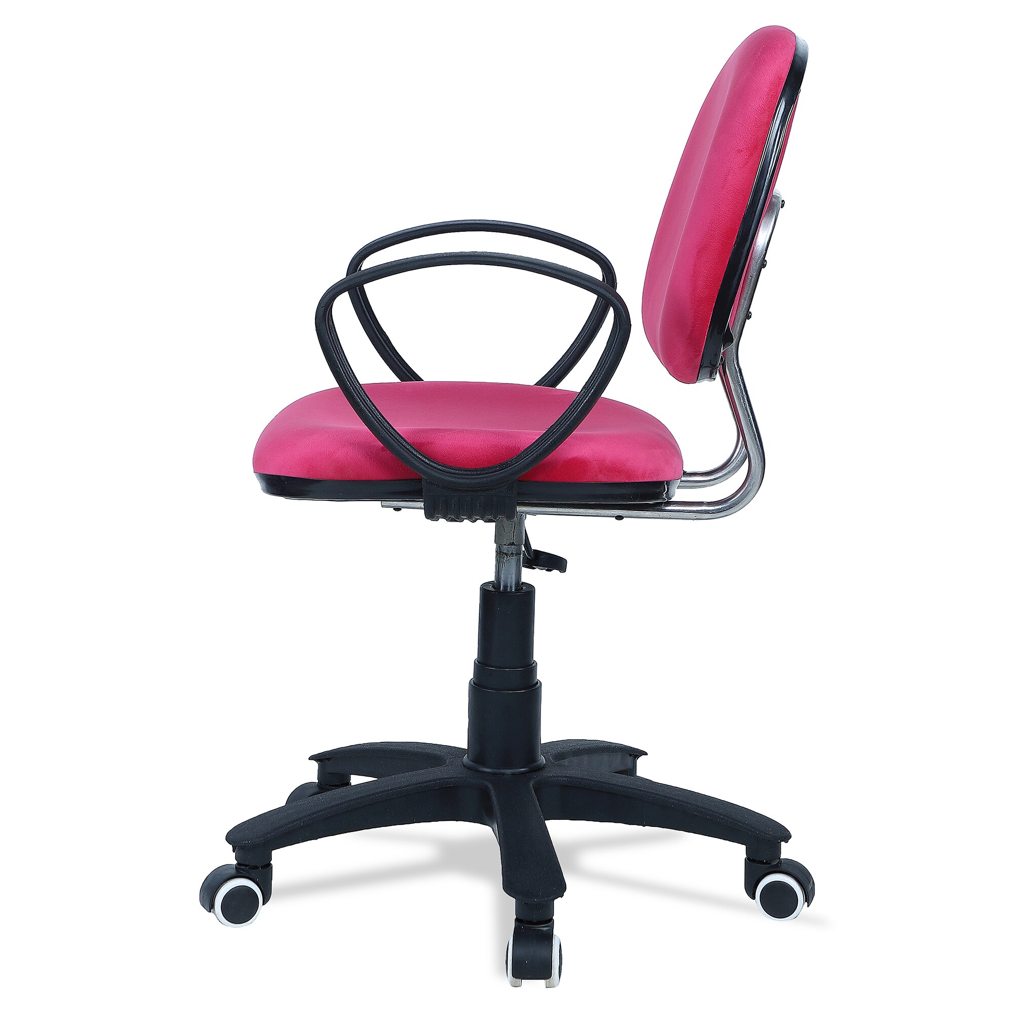 Doriona Low Back Ergonomic Chair in Pink Colour