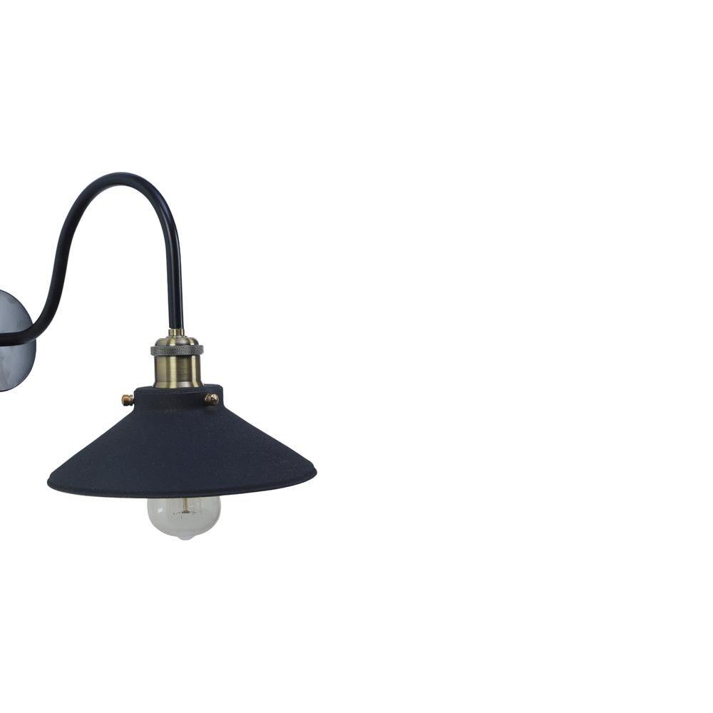 Ancient Black Metal Wall Light