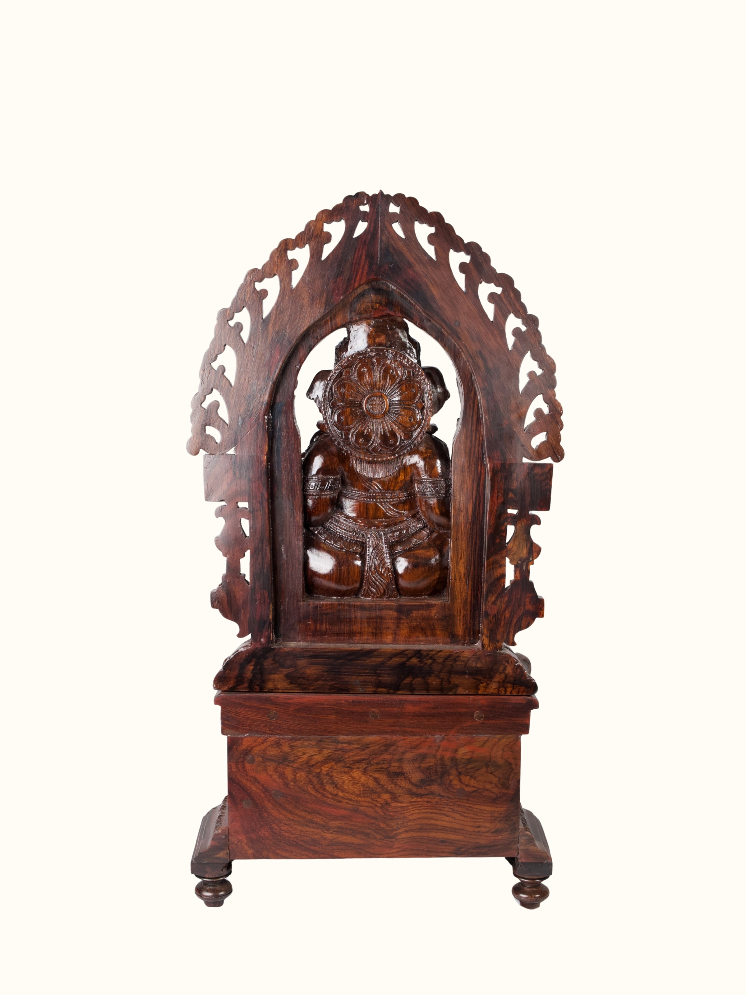 Rosewood Inlay Bal Ganesha Idol