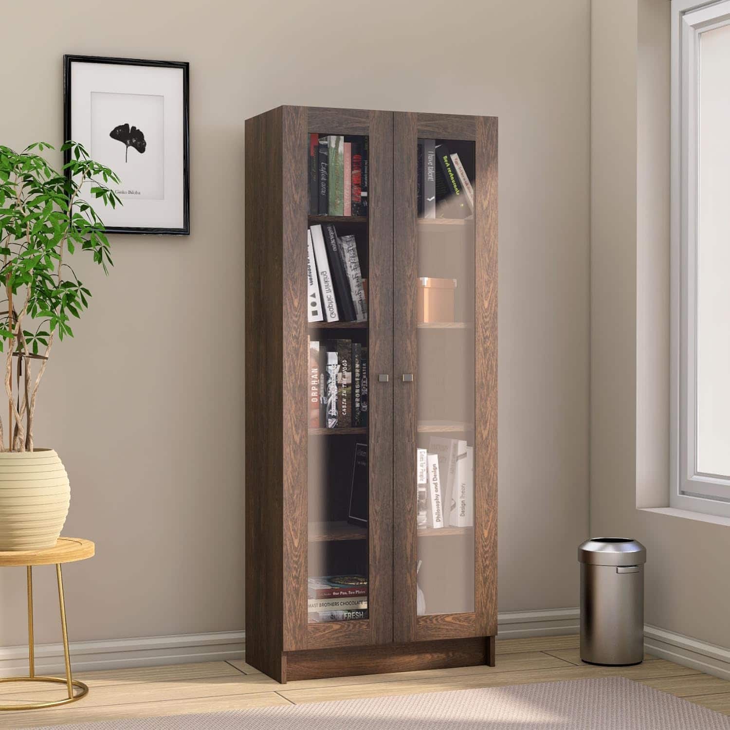 Hexa Multipurpose Storage Rack in Flower Wenge Colour - HexaRed