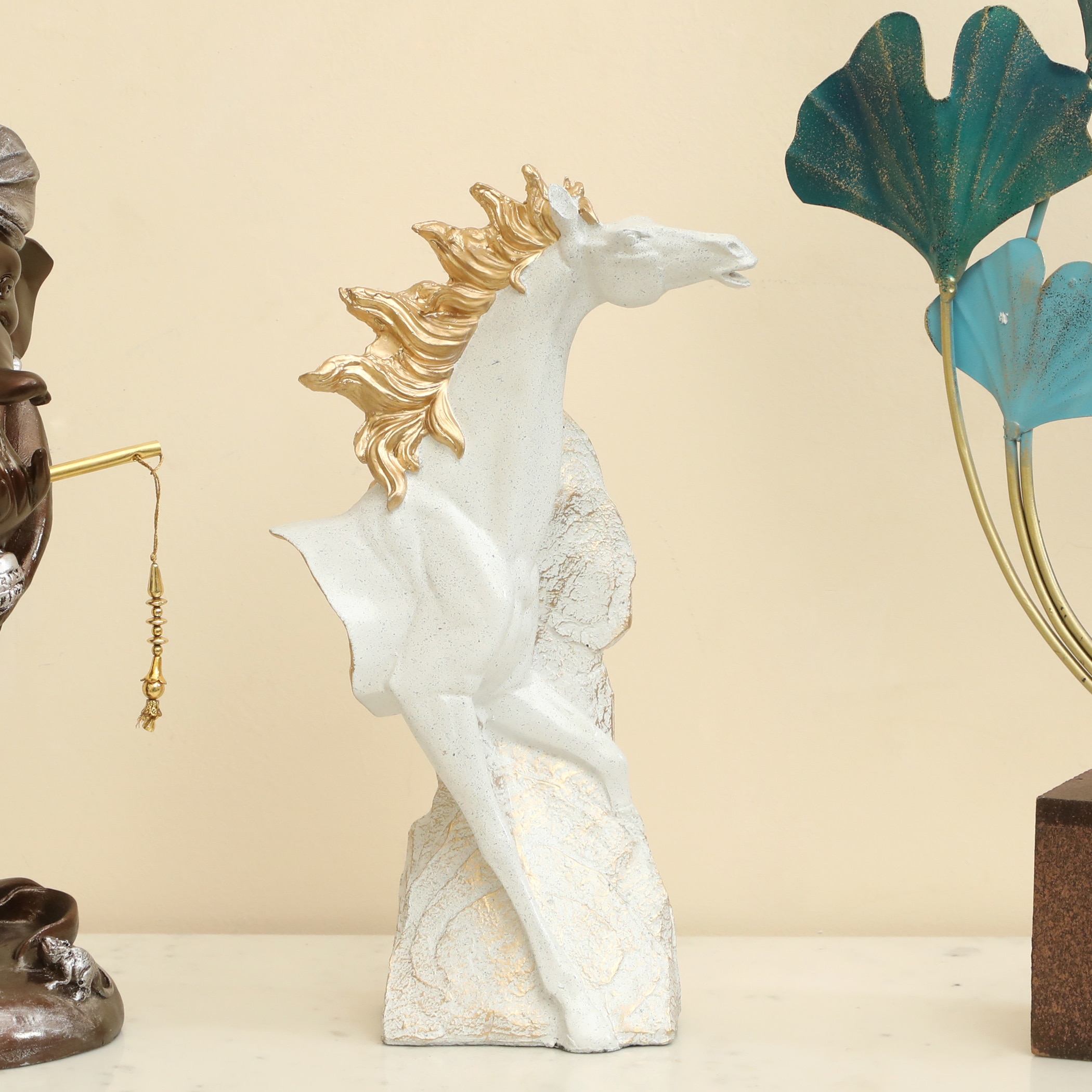 Nexo Polyresin Figurine in White Colour