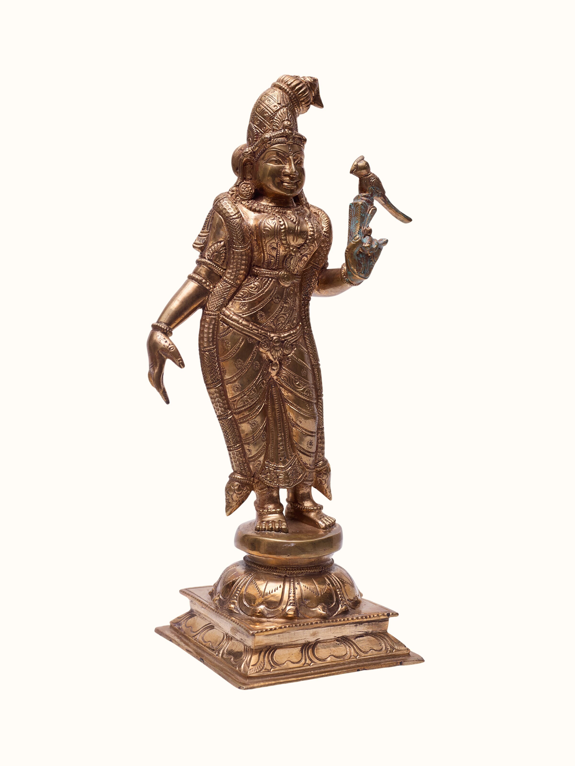 Bronze Cast Andal Idol