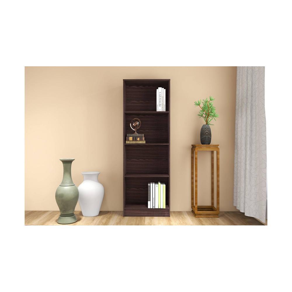 Hayao 4 Tier Book Shelf in Wenge Finish