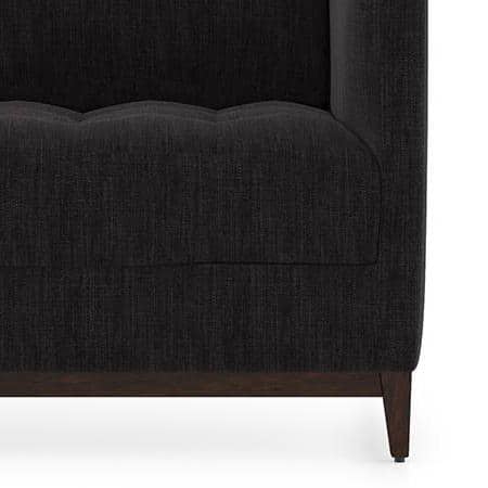 Florence Premium 1 Seater Fabric Sofa in Graphite Grey Colour