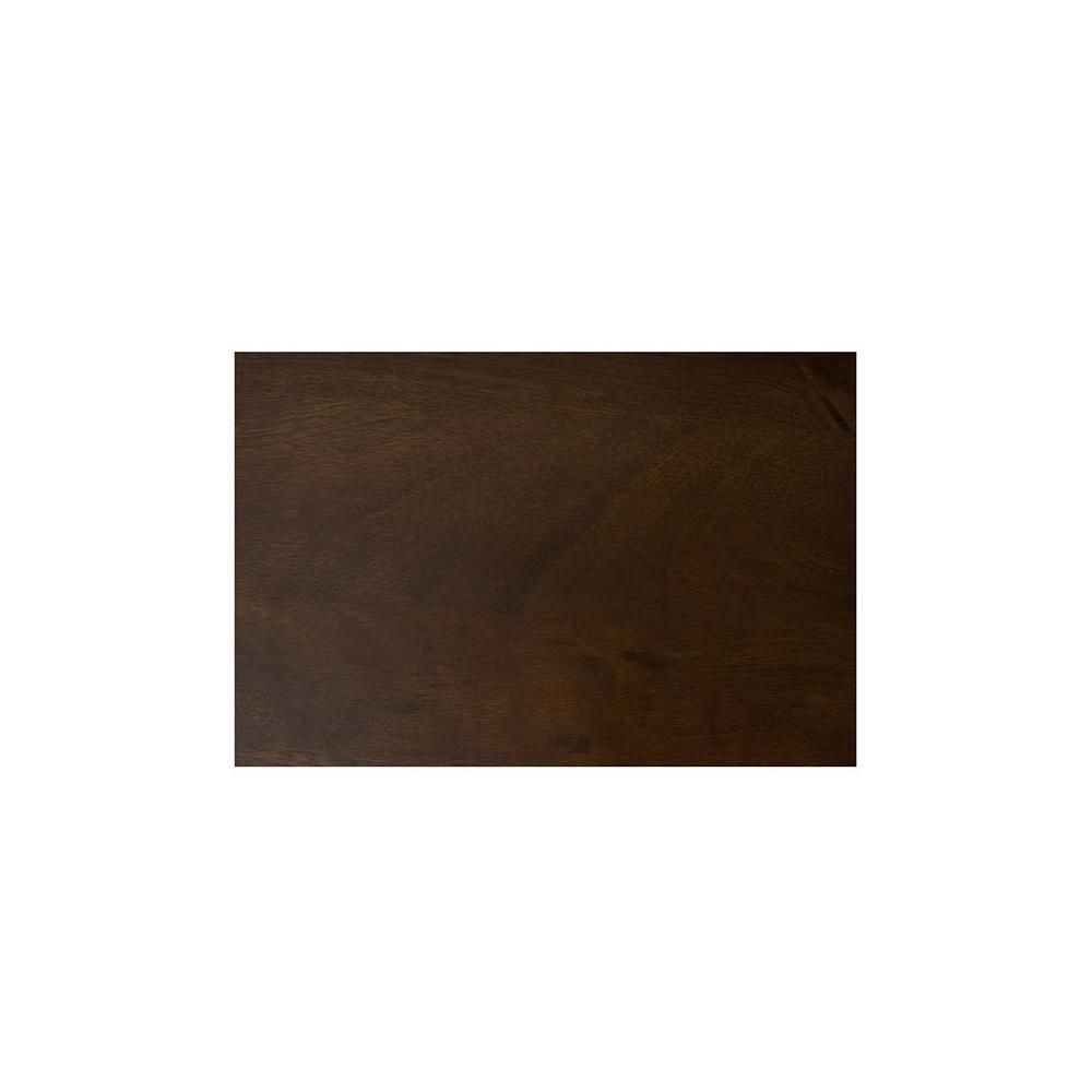 Ribbed Coffee Table Brown