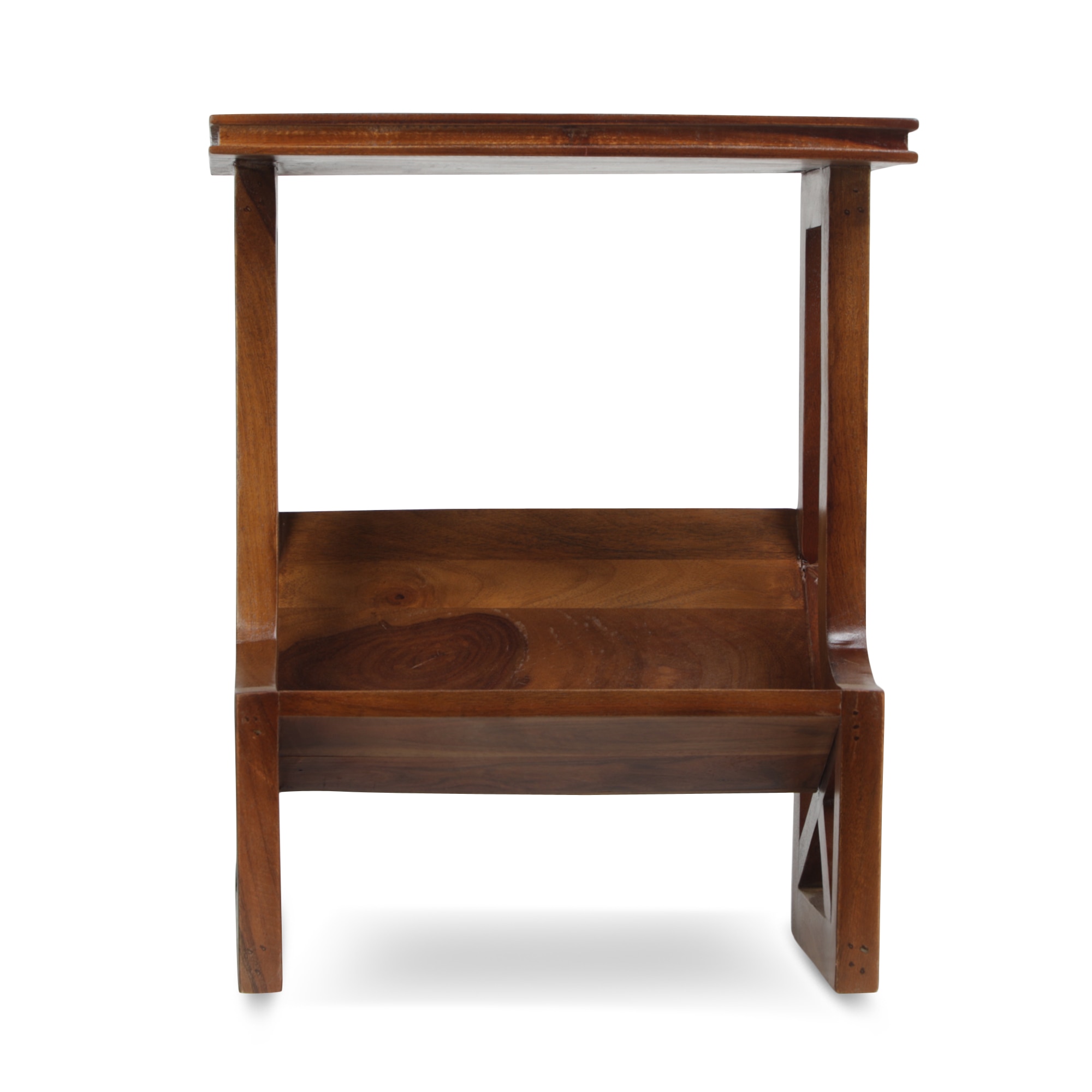 Mosby Solid Wood Side Table in  Natural Finish