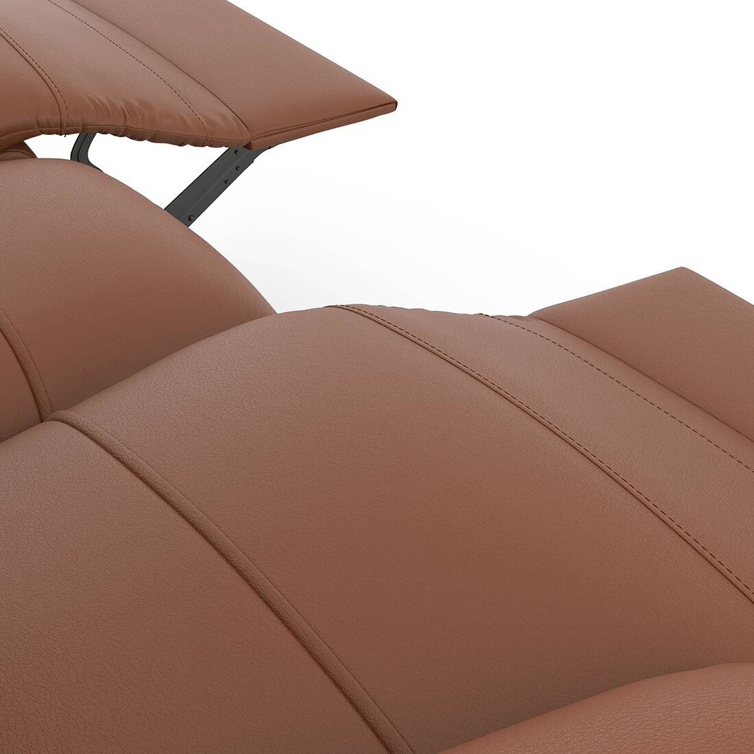 Bernice Three Seater Recliner in Tan Colour