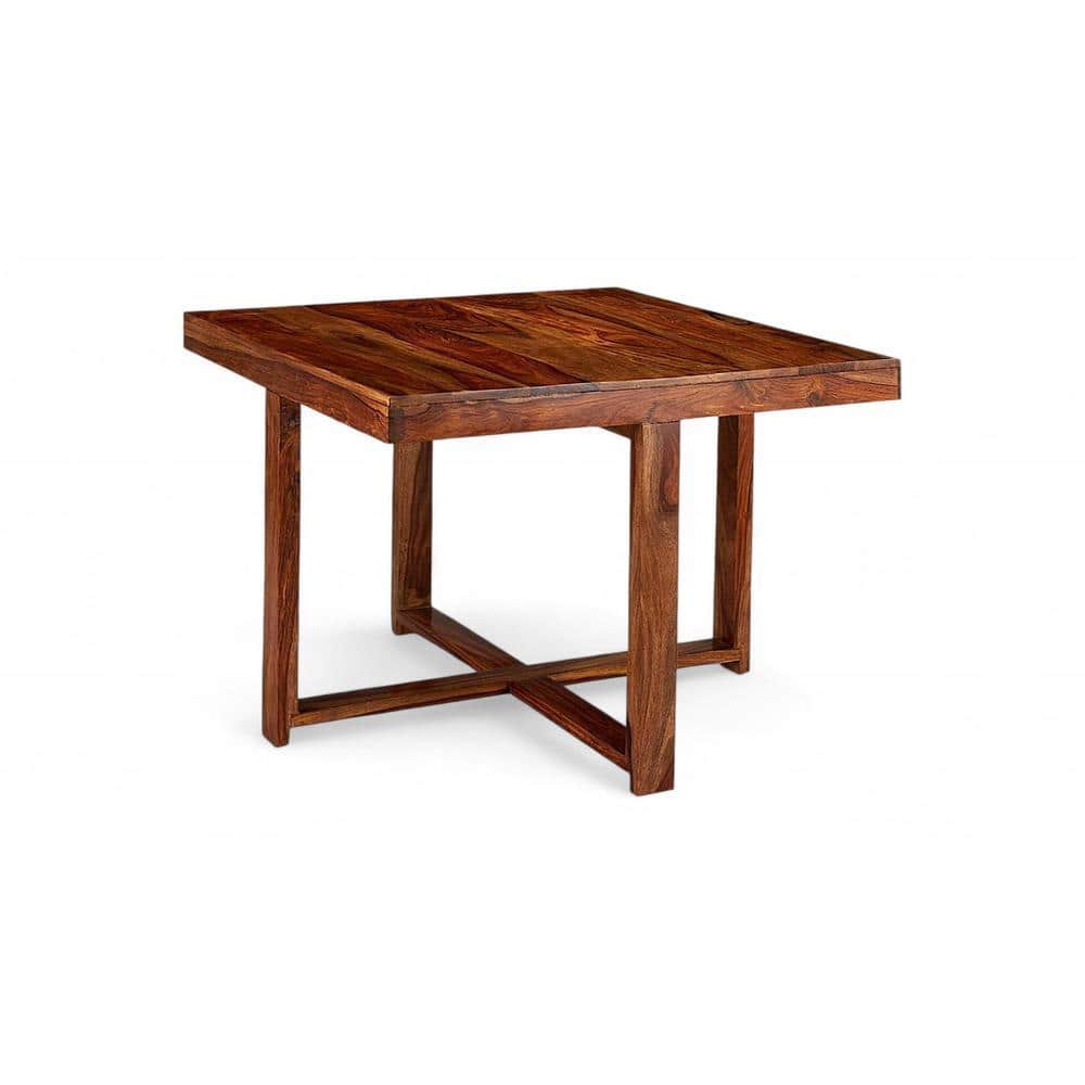 Kingston Sheesham Wood Accent 4 Seater Dining Table Set