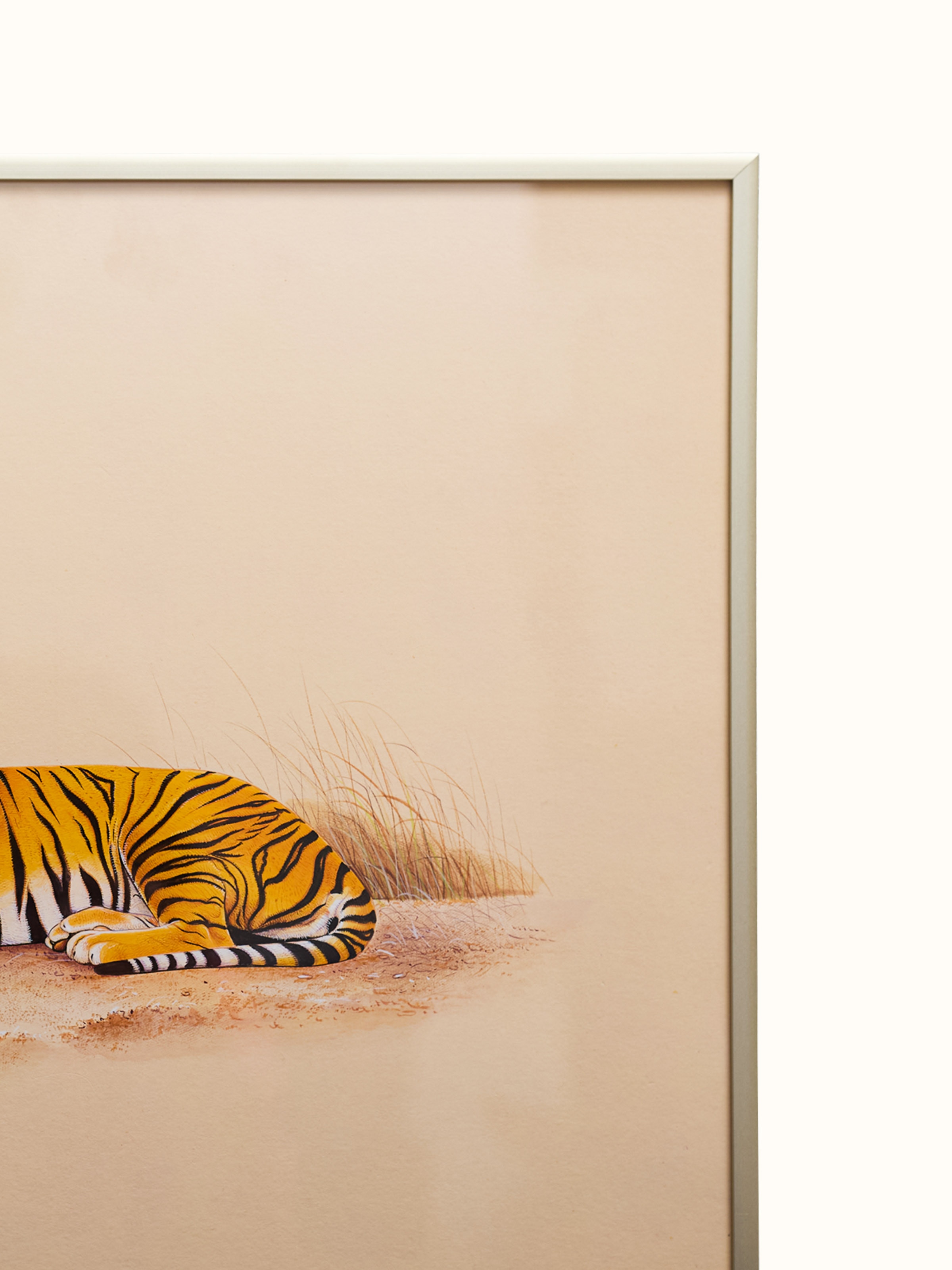 Tiger Miniature Painting