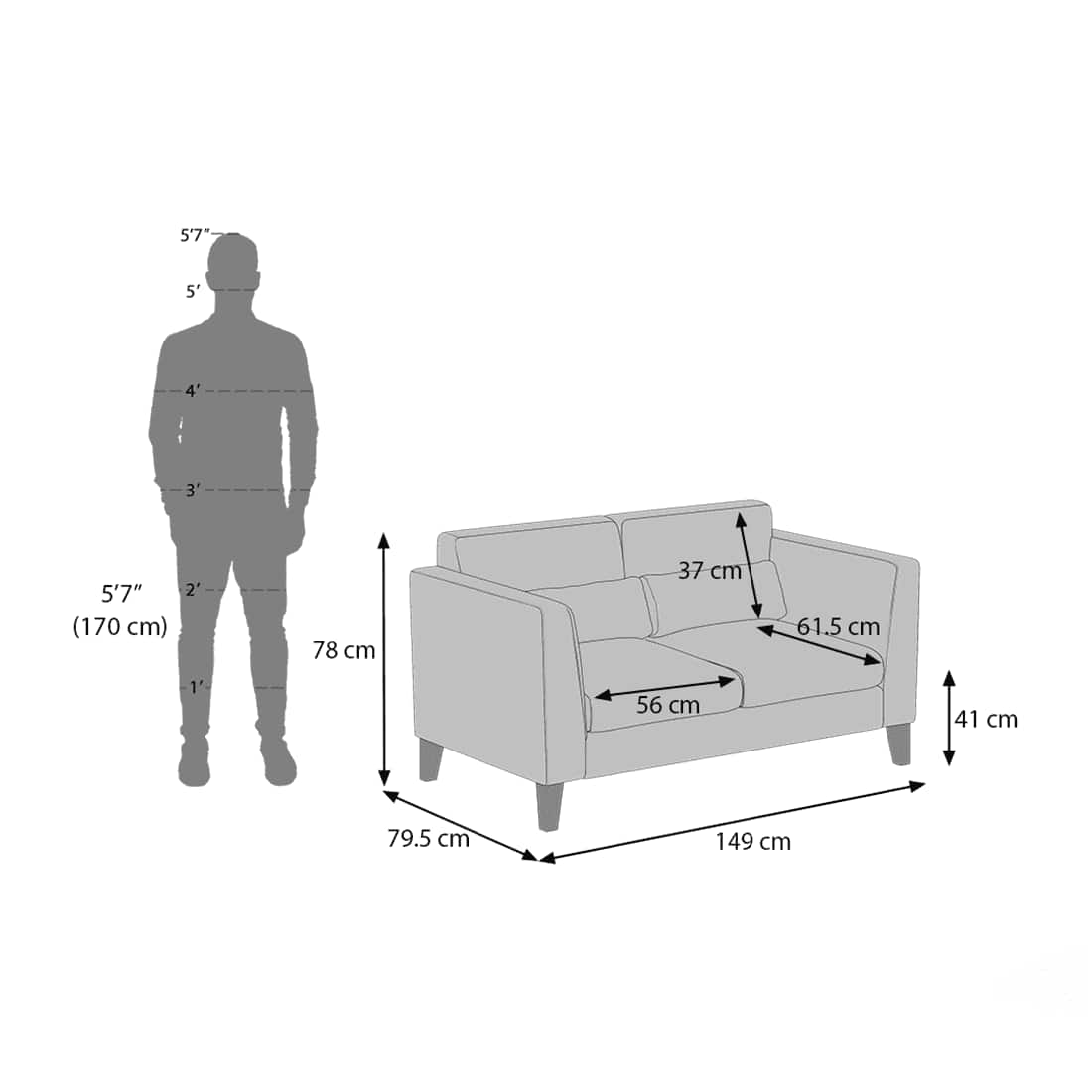 Lewis Sofa Set (Colour : Cobalt, Cushion : Hard, Seater : 3+2+1)