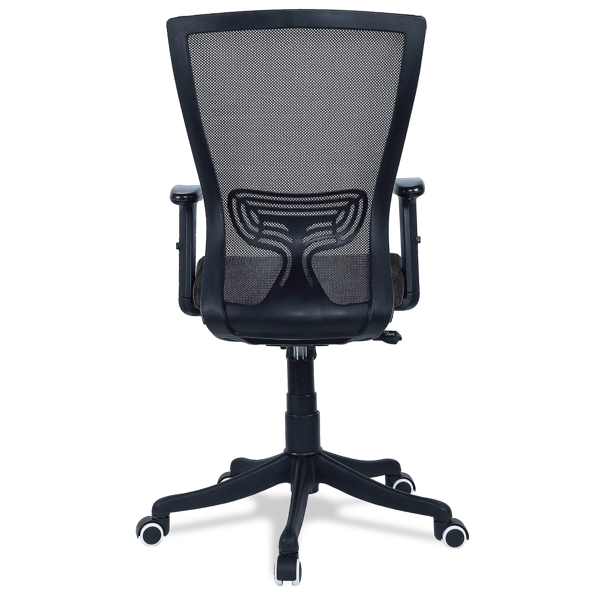 Ebeaony Mid Back Ergonomic Chair in Black Colour