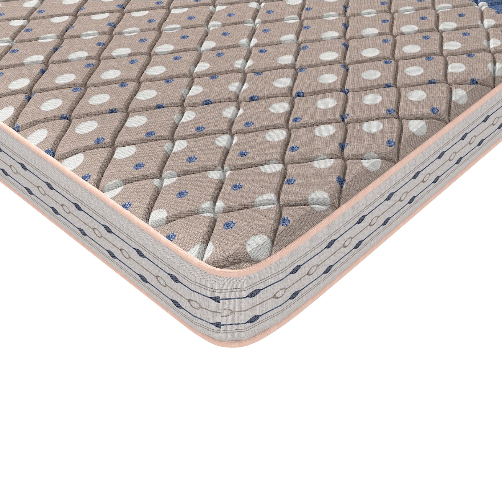 Pacific With NIVF Technology 4 Inch Double Size PU Foam Mattress (75X48 Inches), Double-Sided PU Foam Quilt  Durable & Lightweight