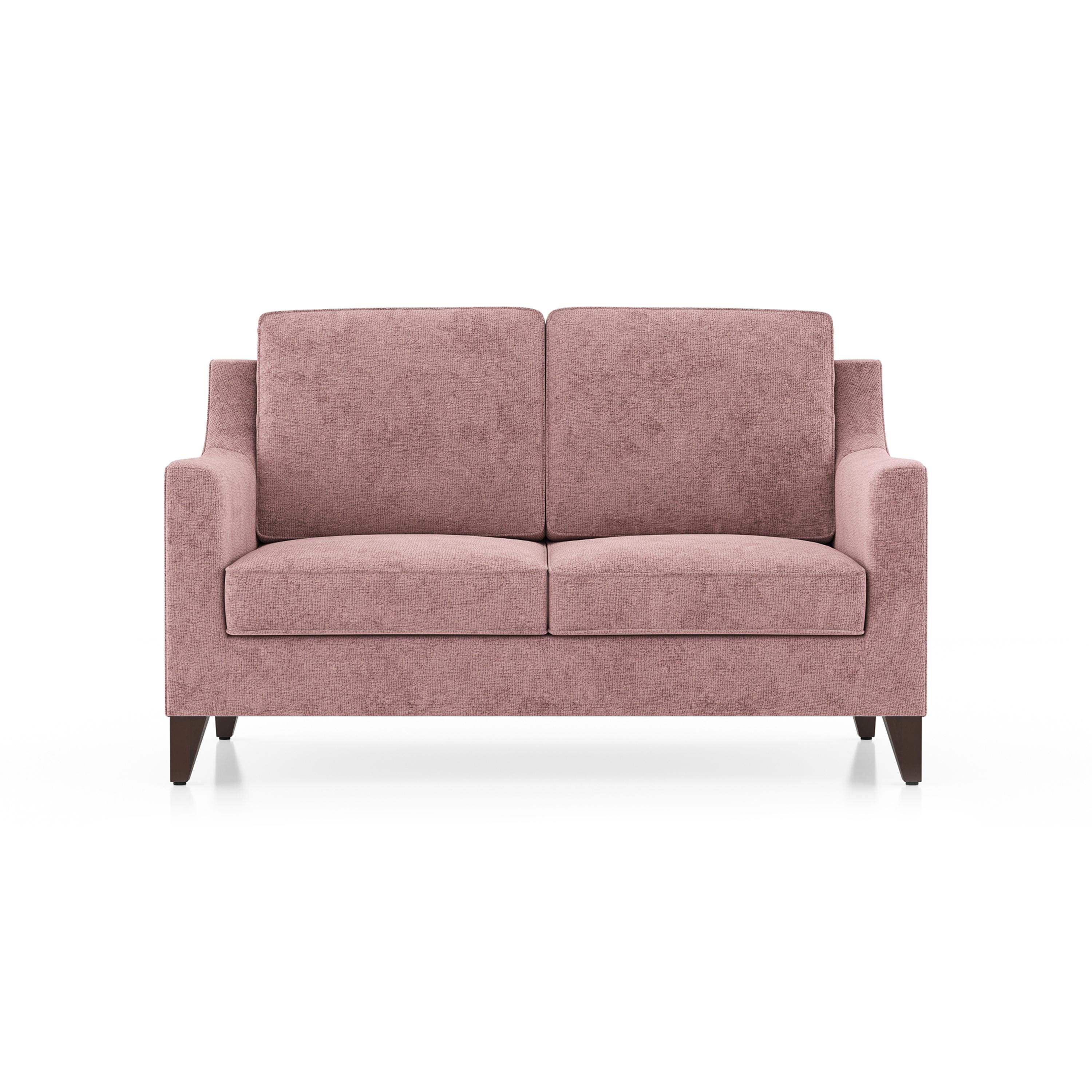 Abbey Sofa (Colour : Desert Rose, Cushion : Soft, Seating Capacity : 2 Seater)