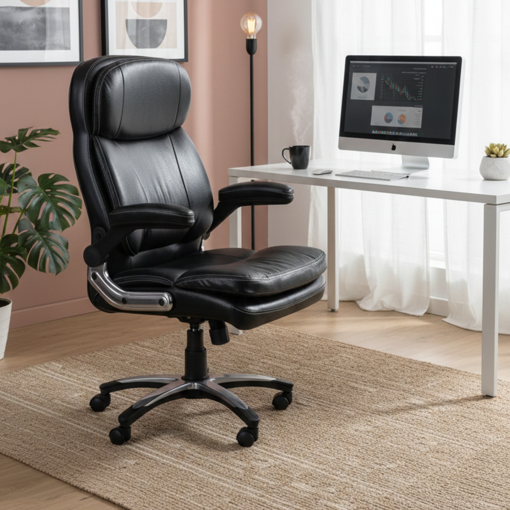 Smart Executive Chair In Black Colour