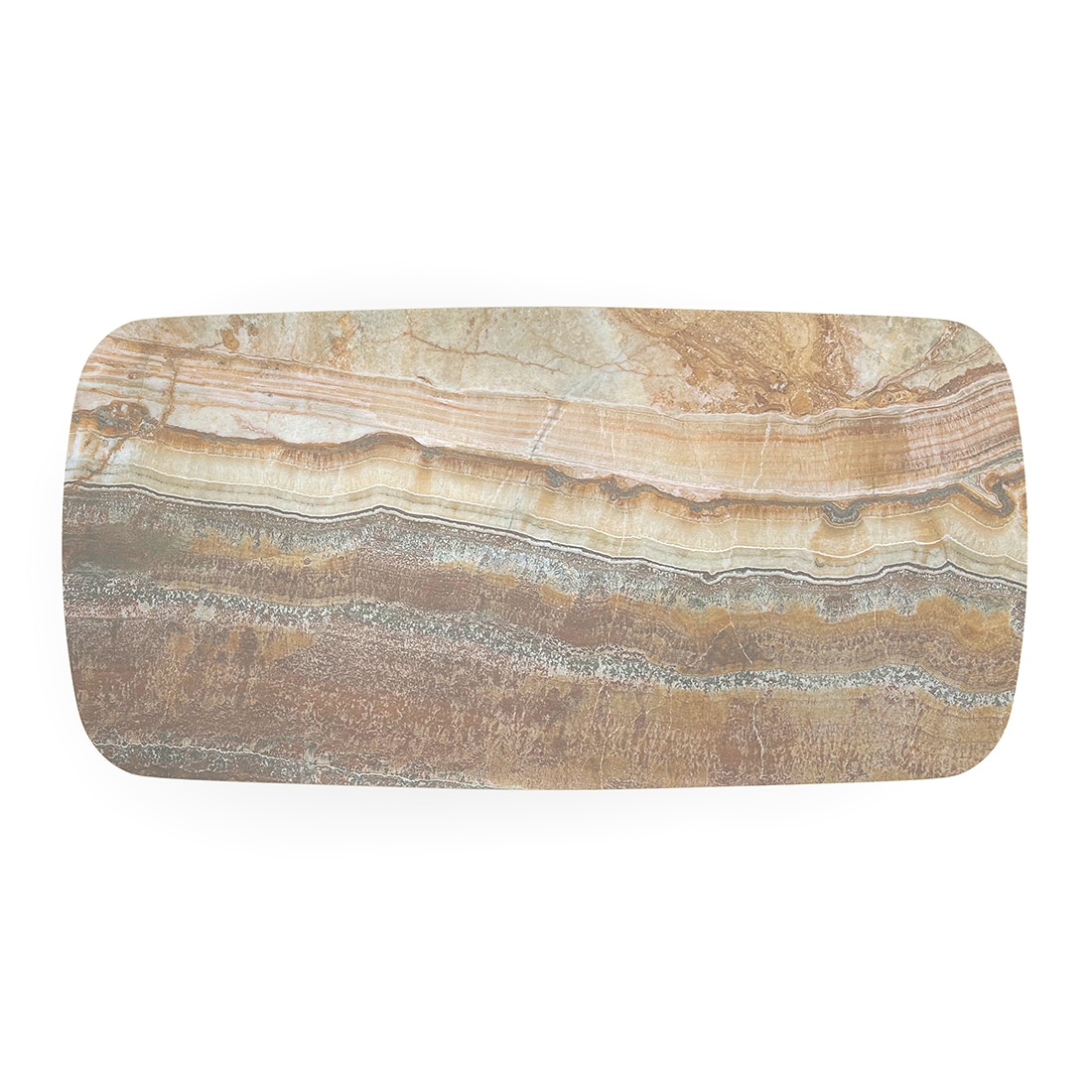 Paloma Casey 6 Seater Dining Set (Jupiter Spanish Ceramic Finish, Beige & Tan Colour)