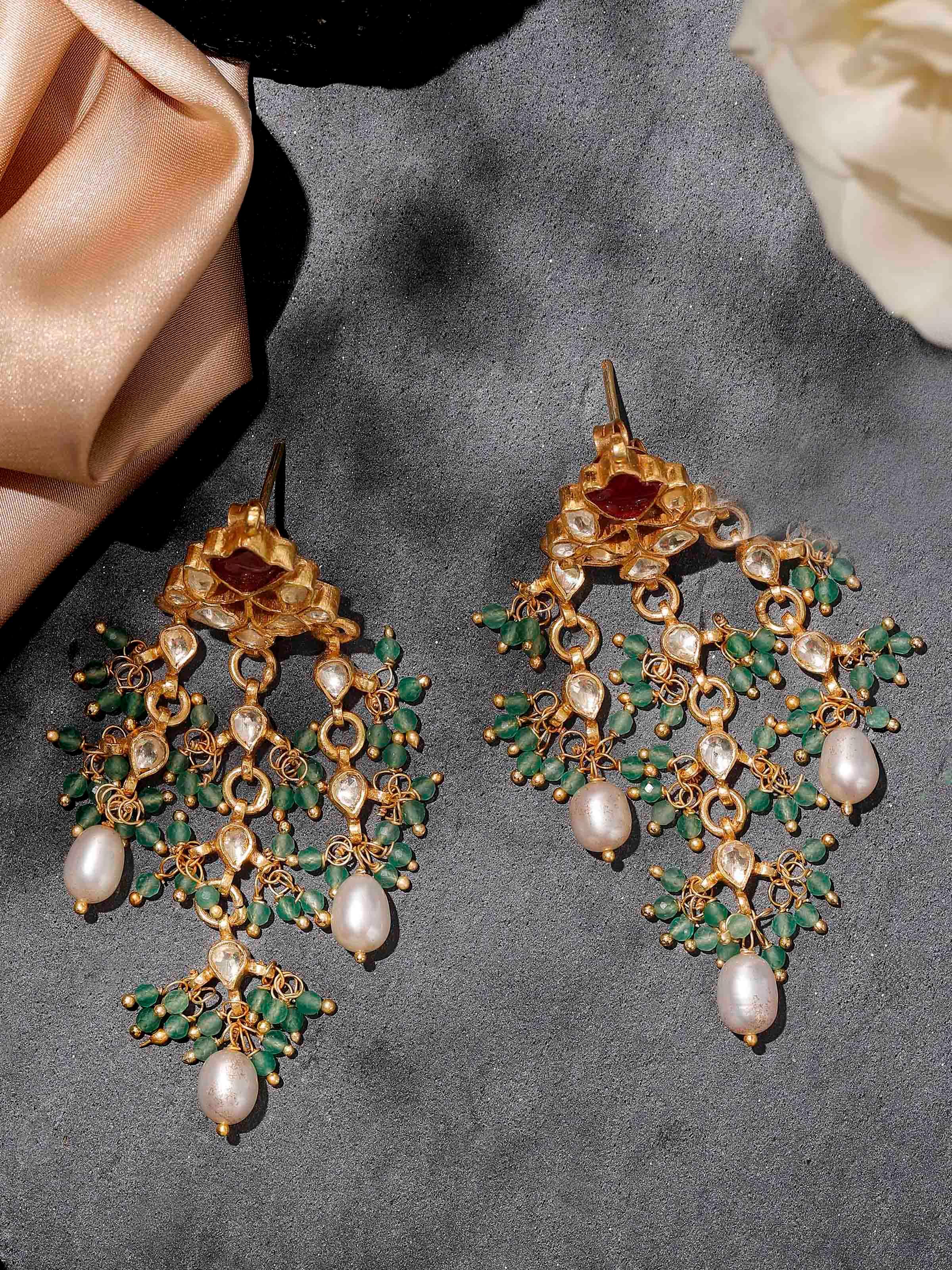 Silver Smithing Drops Earrings