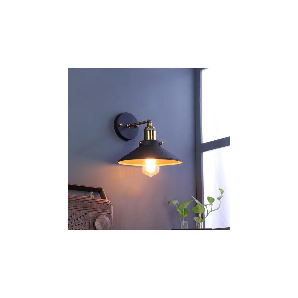 Nora Black Metal Wall Light