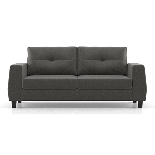 Edward 3 Seater Fabric Sofa (Yessica Grey)