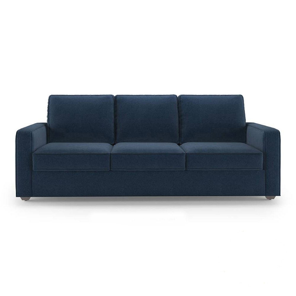Apollo Compact Sofa Set (Colour : Lapis Blue, Cushion : Hard, Back Type : Regular, Seater : 3+2+1) - Urban Ladder