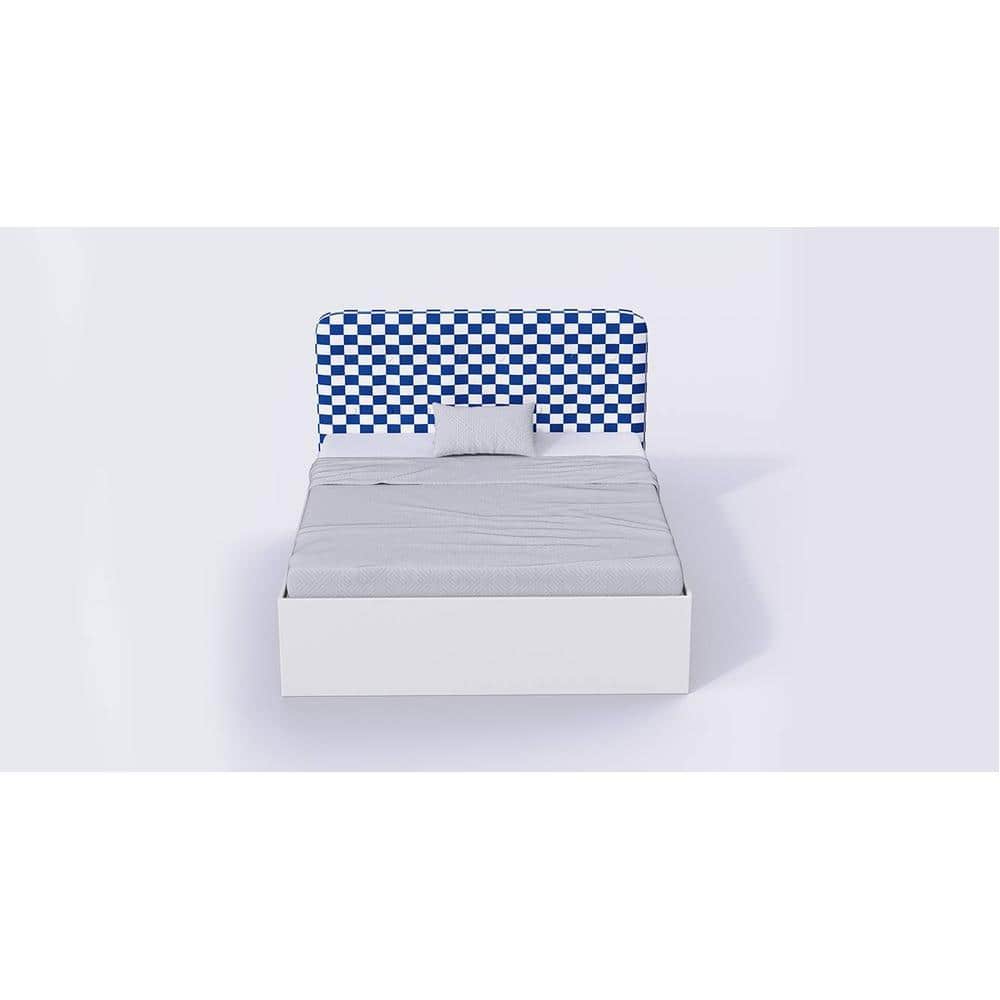 Brightside Engineered Wood Drawer Storage Bed in White Colour