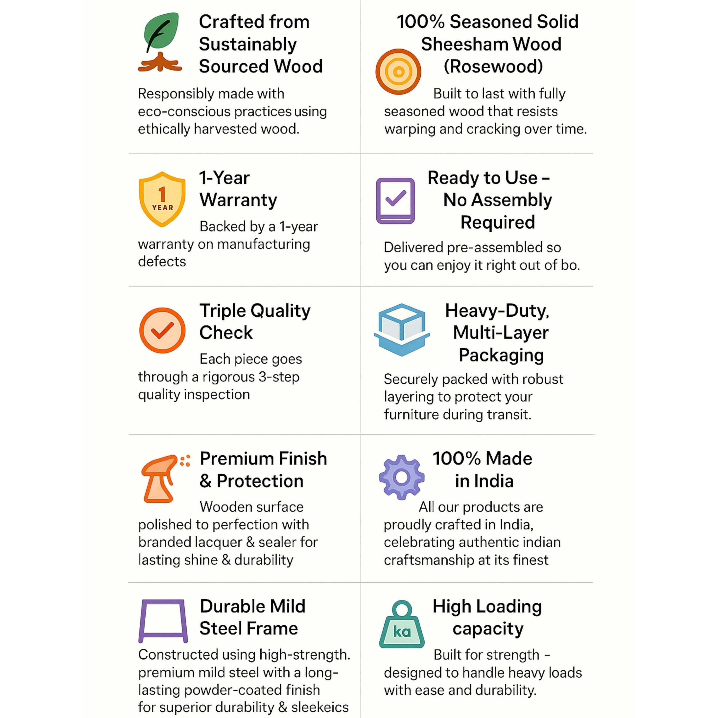 Kerdley Sheesham Wood with Metal Frame Study Computer Table In Dark Mahagony Finish