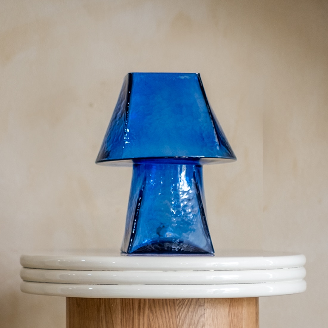 Lueur Blue Mini Handcrafted  Table Lamp - Orange Tree
