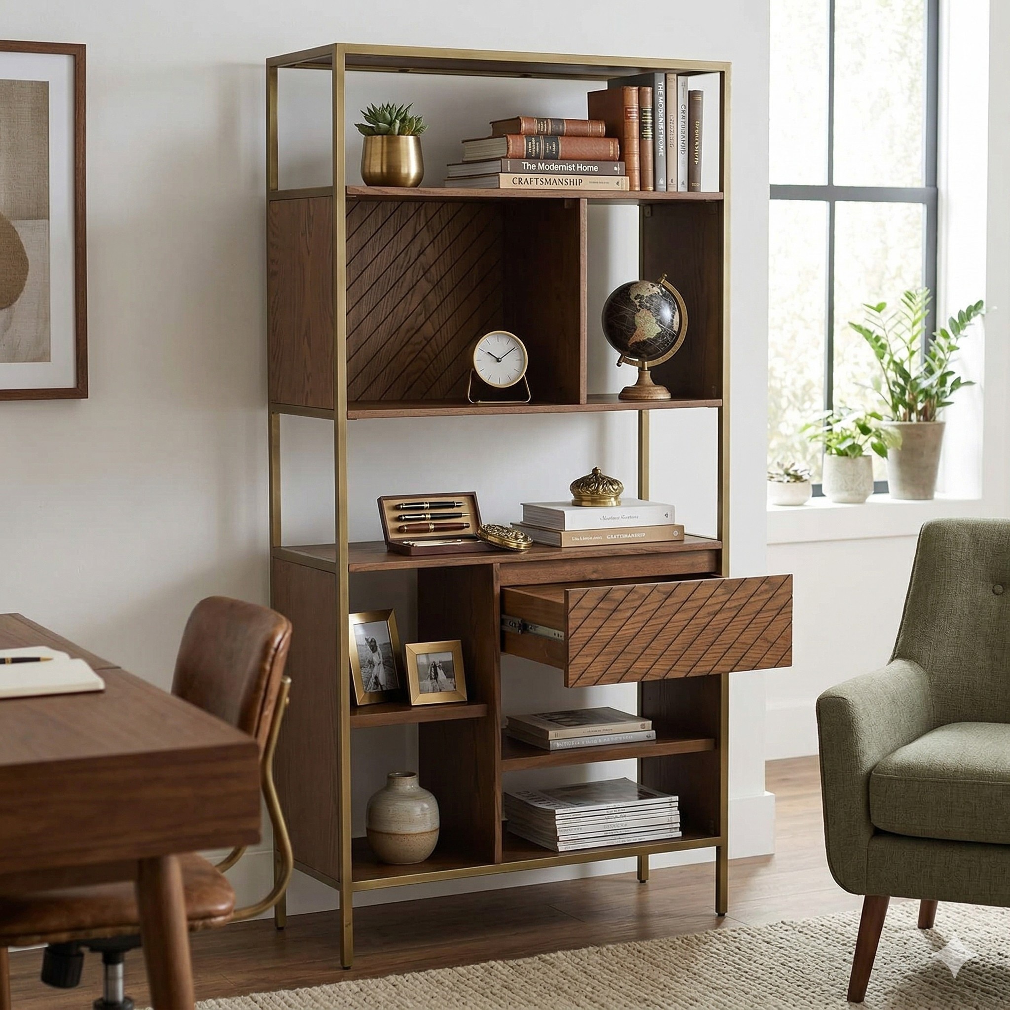Scandinavian Willingham Bookcase Matte Finish - Nestnordic