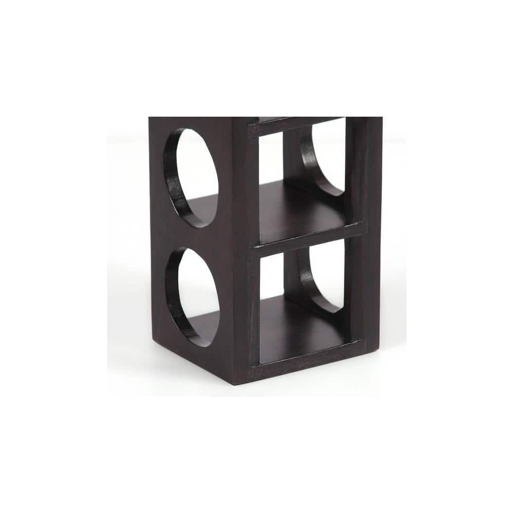 Wembley Sheesham Wood Wine Rack for 5 Bottles in Mahogany Finish