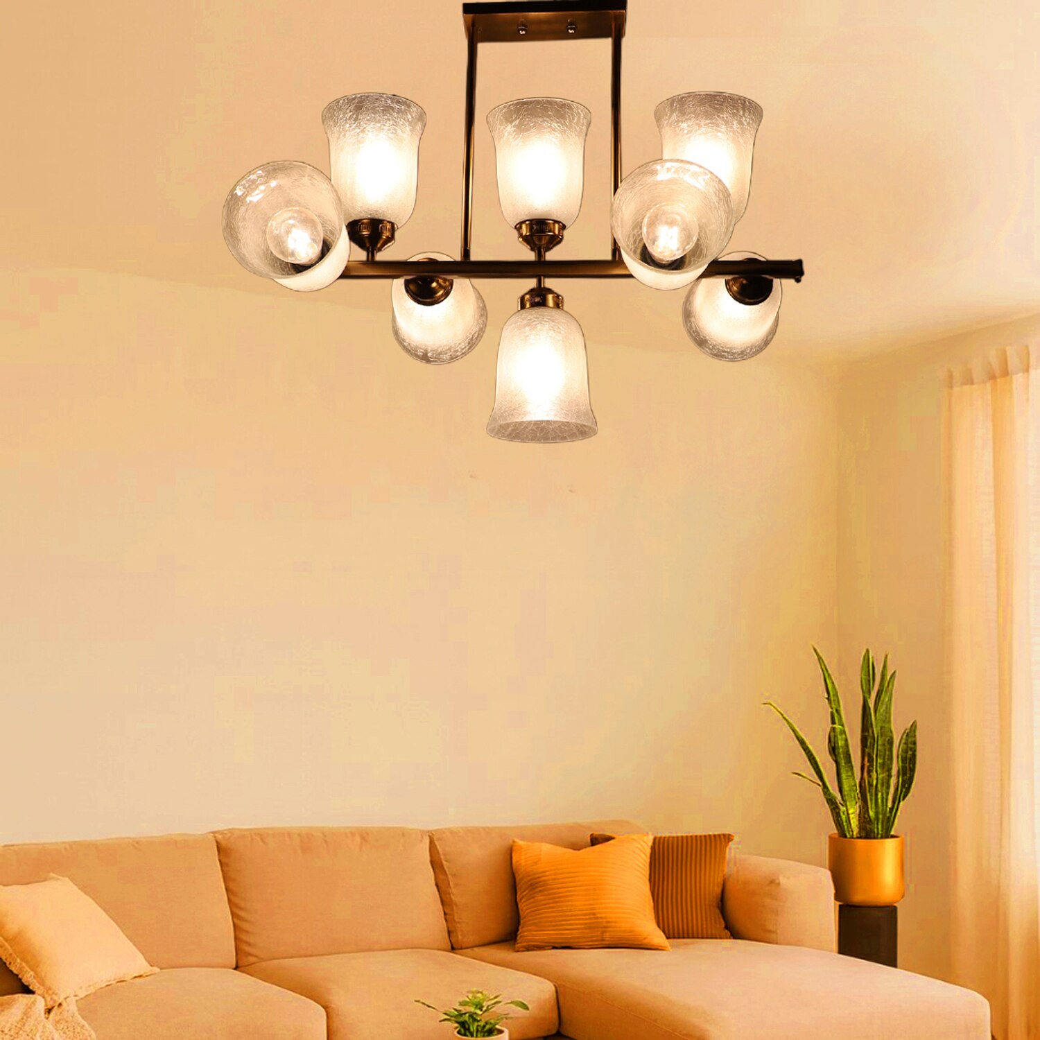 Devansh Gold Wall Mounted Lamp With Black Cotton Shade