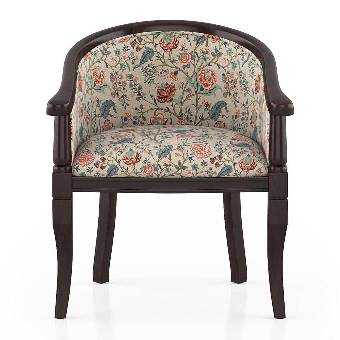 Florence Lounge Chair in Calico Floral Colour