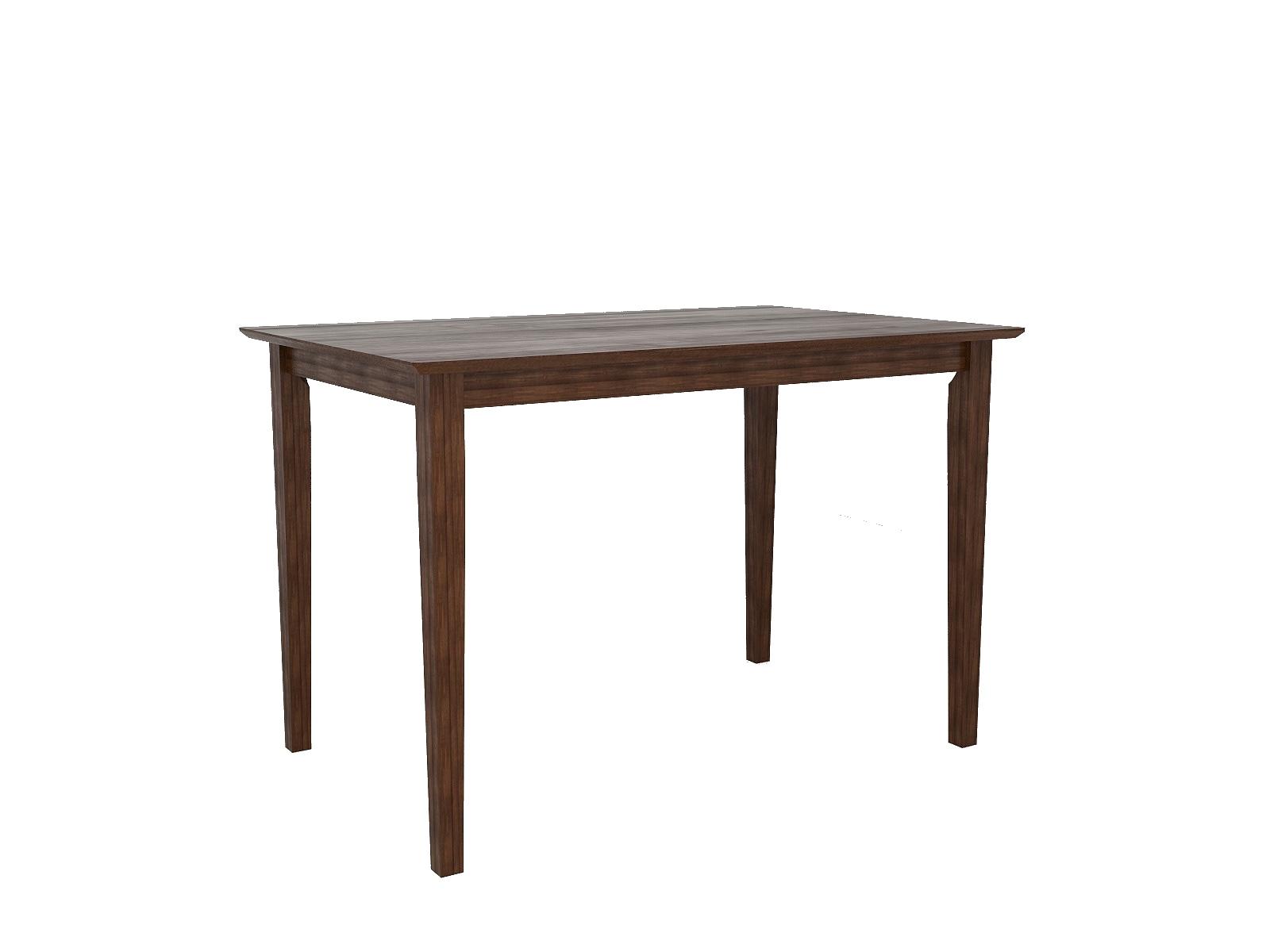 Monterey 4 Seater Dining Set with 1 Bench and 2 Chairs (Rubberwood, Dark Cappuccino Finish)