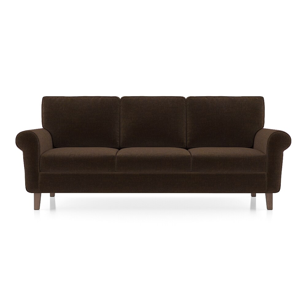 Oxford Sofa (Colour : Dark Earth, Cushion : Soft, Seater : 3+2+1)
